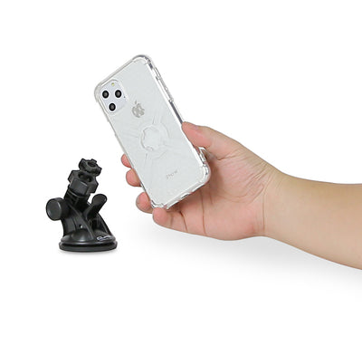 CUBE - CUBE iPhone 11 Pro X-Guard Case Clear Grey + Infinity Mount - Shark Leathers