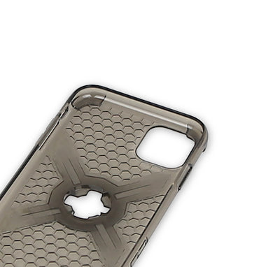 CUBE - CUBE iPhone 11 Pro Max X-Guard Case Clear Grey + Infinity Mount - Shark Leathers