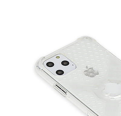 CUBE - CUBE iPhone 11 Pro Max X-Guard Case Clear Grey + Infinity Mount - Shark Leathers