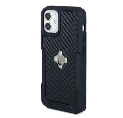 CUBE - CUBE iPhone 12 Mini X-Guard Case Carbon Fibre + Infinity Mount - Shark Leathers