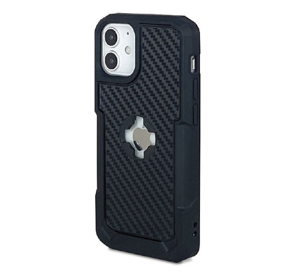 CUBE - CUBE iPhone 12 Mini X-Guard Case Carbon Fibre + Infinity Mount - Shark Leathers