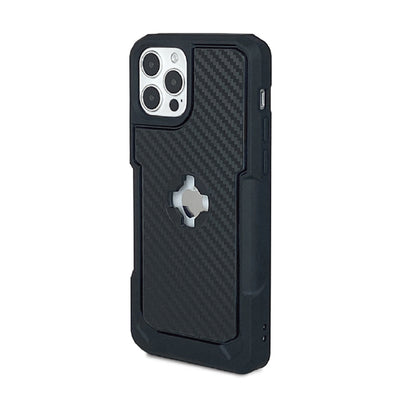 CUBE - CUBE iPhone 12 Pro Max X-Guard Case Carbon Fibre + Infinity Mount - Shark Leathers