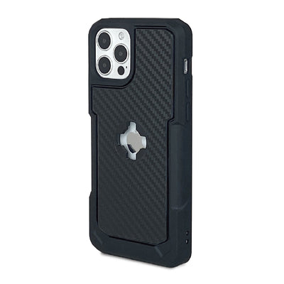 CUBE - CUBE iPhone 12 Pro Max X-Guard Case Carbon Fibre + Infinity Mount - Shark Leathers