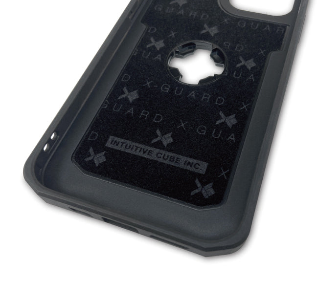 CUBE - CUBE iPhone 12 Pro Max X-Guard Case Carbon Fibre + Infinity Mount - Shark Leathers