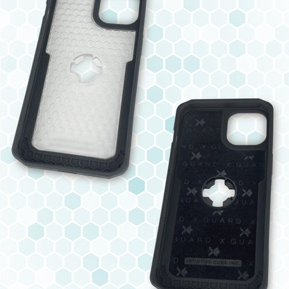 CUBE - CUBE iPhone 13 X-Guard Case Carbon Fibre + Infinity Mount - Shark Leathers