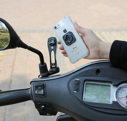 CUBE - CUBE X-Guard Mirror Mount A+ Black - Shark Leathers