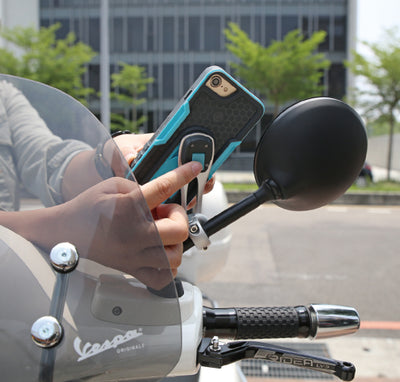 CUBE - CUBE Small Tube Mount A+ Black - Shark Leathers