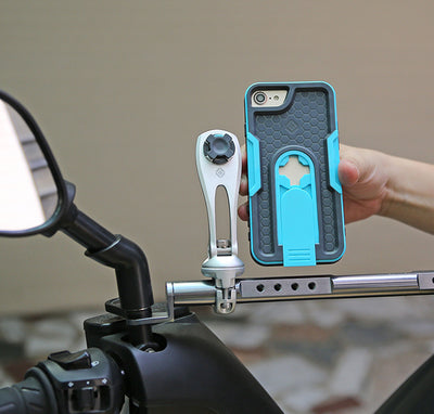 CUBE - CUBE Small Tube Mount A+ Black - Shark Leathers