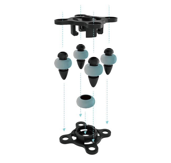 CUBE 3-Axis Shock Absorber