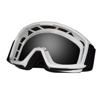 ZERO - ZERO GOGGLE JUNIOR MX WHITE - Shark Leathers