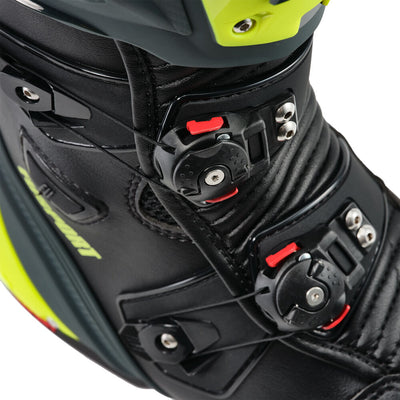 FUSPORT XR1 XTREME R BLACK/GREY/HIVIZ YELLOW BOOTS FUSPORT