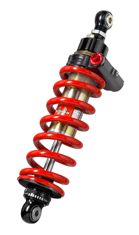 Bitubo XZE81V2 - Rear Mono Shock - Red Spring [Adjustable: Preload, Rebound]