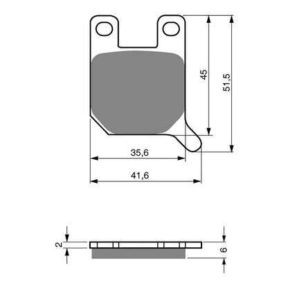 GOLDfren Brake Pads Sintered Sports GF008 - S3 (PH88)