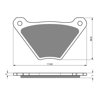 GOLDfren Brake Pads Sintered Sports GF060 - S3 (PH70)