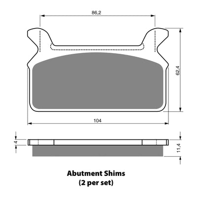 GOLDfren Brake Pads Sintered Sports GF063 - S3 (PH157)