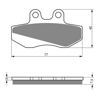 GOLDfren Brake Pads GF095 - S3