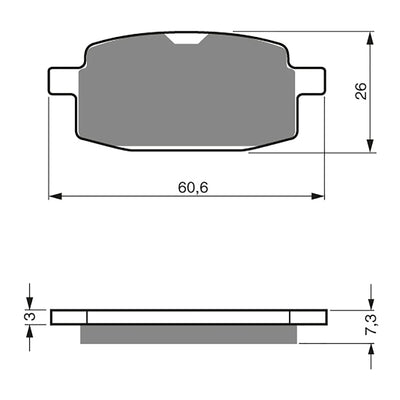 GOLDfren Brake Pads Sintered Sports GF114 - S3 ( PH117 )