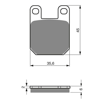 GOLDfren Brake Pads GF121 - K5