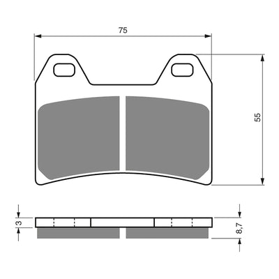 GOLDfren Brake Pads GF141 - GP5