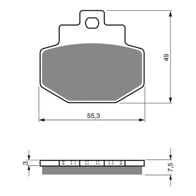 GOLDfren Brake Pads GF186 - S3