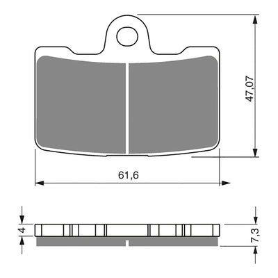 GOLDfren Brake Pads Sintered Sports GF269 - S3 ( PH395 )
