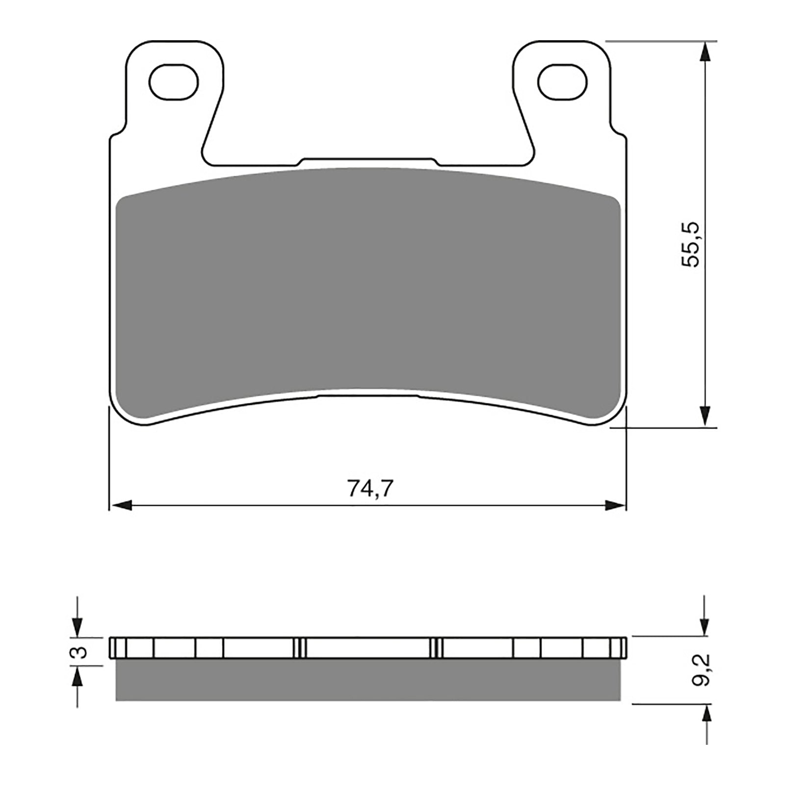 GOLDfren Brake Pads SINT SPRTS GF279 - S3 ( PH273 - HDonly )