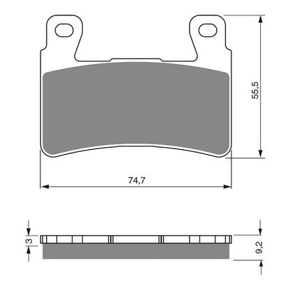 GOLDfren Brake Pads SINT SPRTS GF279 - S3 ( PH273 - HDonly )