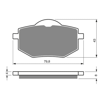 GOLDfren Brake Pads GF322 - S3