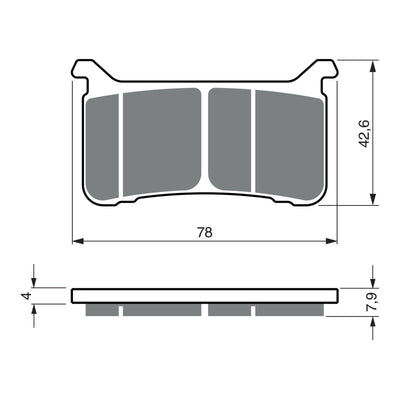 GOLDfren Brake Pads GF386 - S33