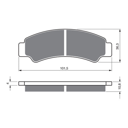 GOLDfren Brake Pads Off-Road Racing GF389 - K5
