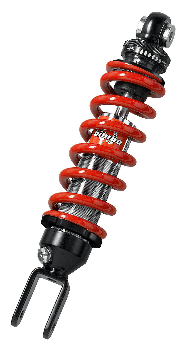 Bitubo WZE11 - Rear Mono Shock - Red Spring [Adjustable: Preload, Rebound, Length]