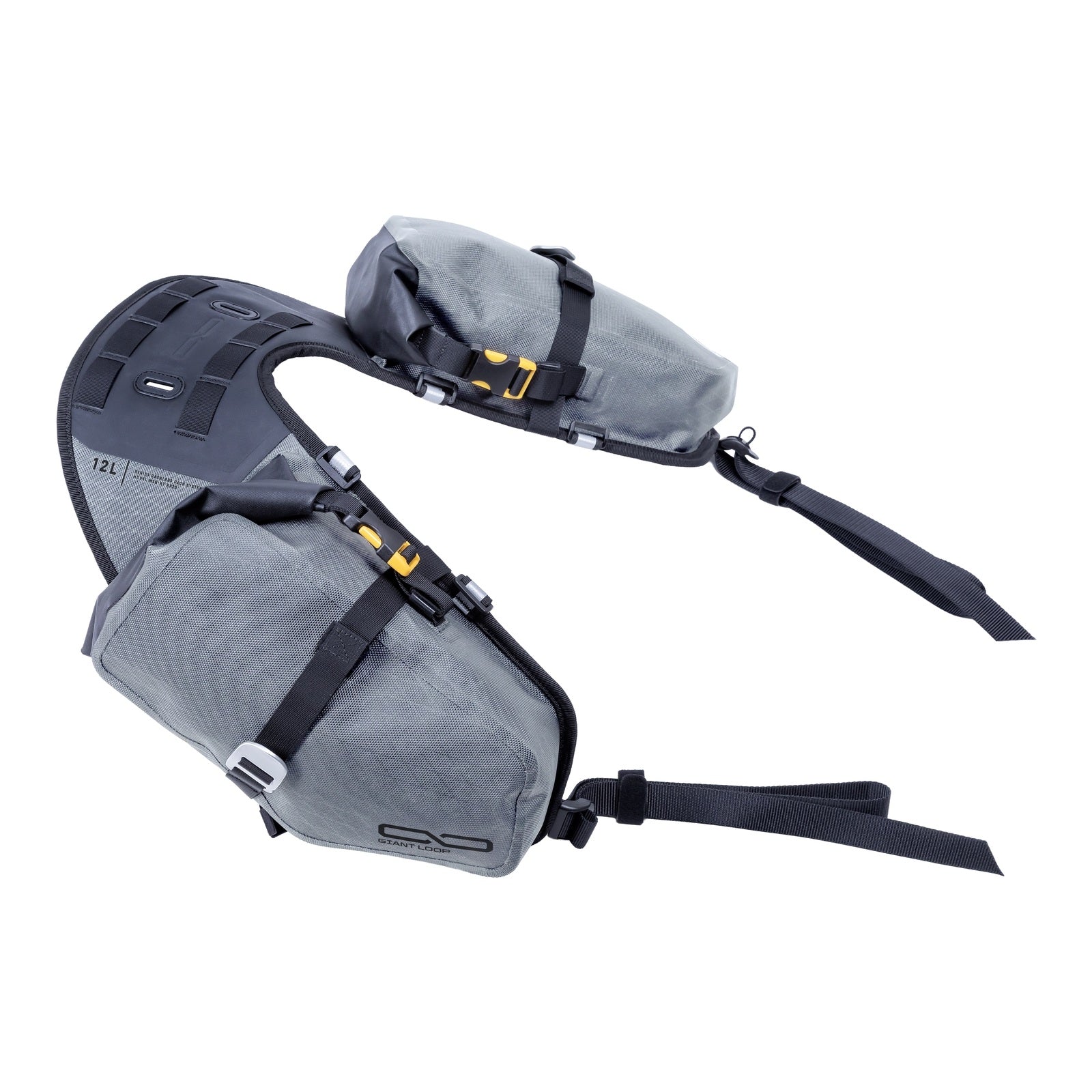Giant Loop Mojavi Saddlebag '26 - Grey (12L)