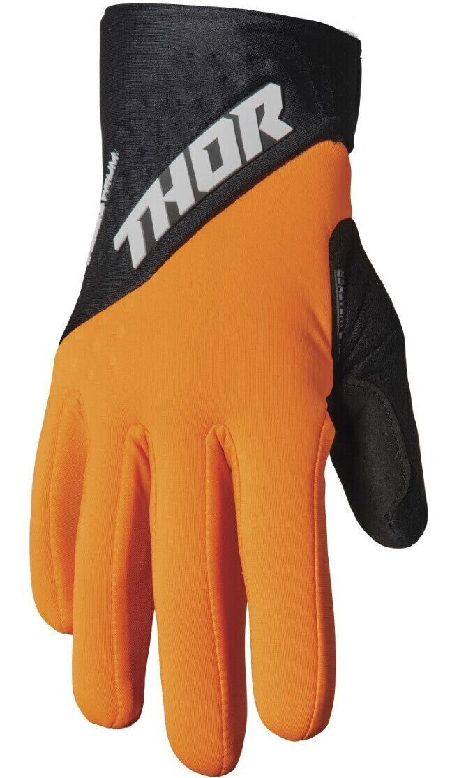 Thor 2024 Spectrum Cold Weather Orange/Black Gloves