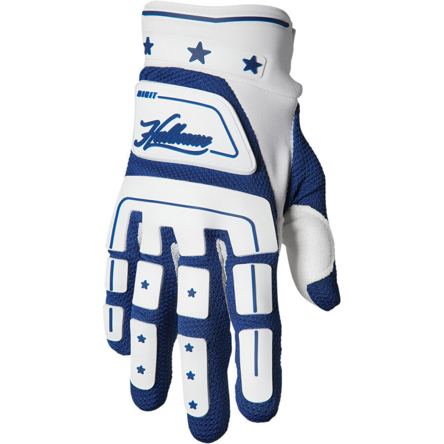 Thor 2024 Hallman Digit White/Navy Gloves