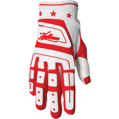 Thor 2024 Hallman Digit White/Red Gloves