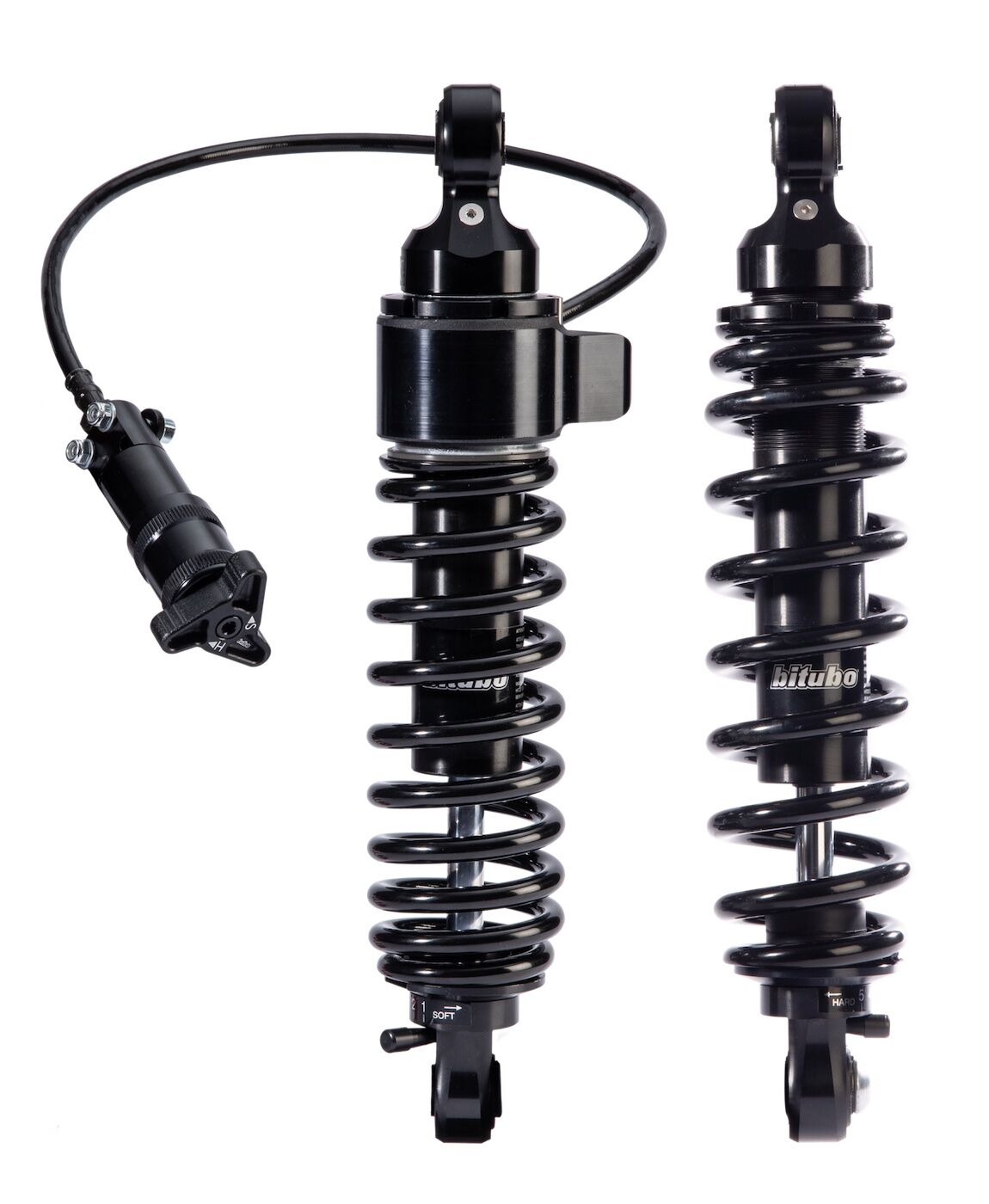 Bitubo WME22V3 - Rear Twin Shocks - Black Spring [Shock Length: 326 mm / 12.85 inch]