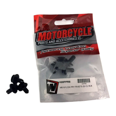 Whites Nylon Pry Rivets - M8 (10 Pack)