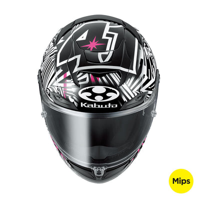 KABUTO F17 GP MIPS ALEIX BLACK WHITE