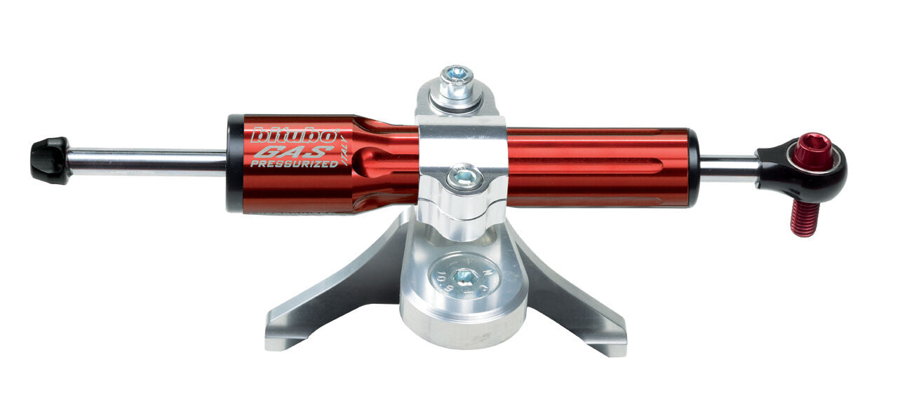 Bitubo SSW - Steering Damper (KITC) - Red - Under Instruments Mounting
