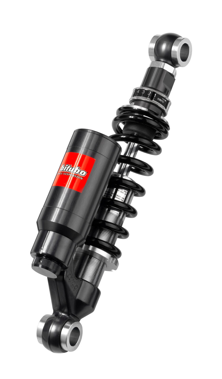 Bitubo WZT12 - Rear Mono Shock - Black Spring [Adjustable: Preload, Rebound, Compression, Length]
