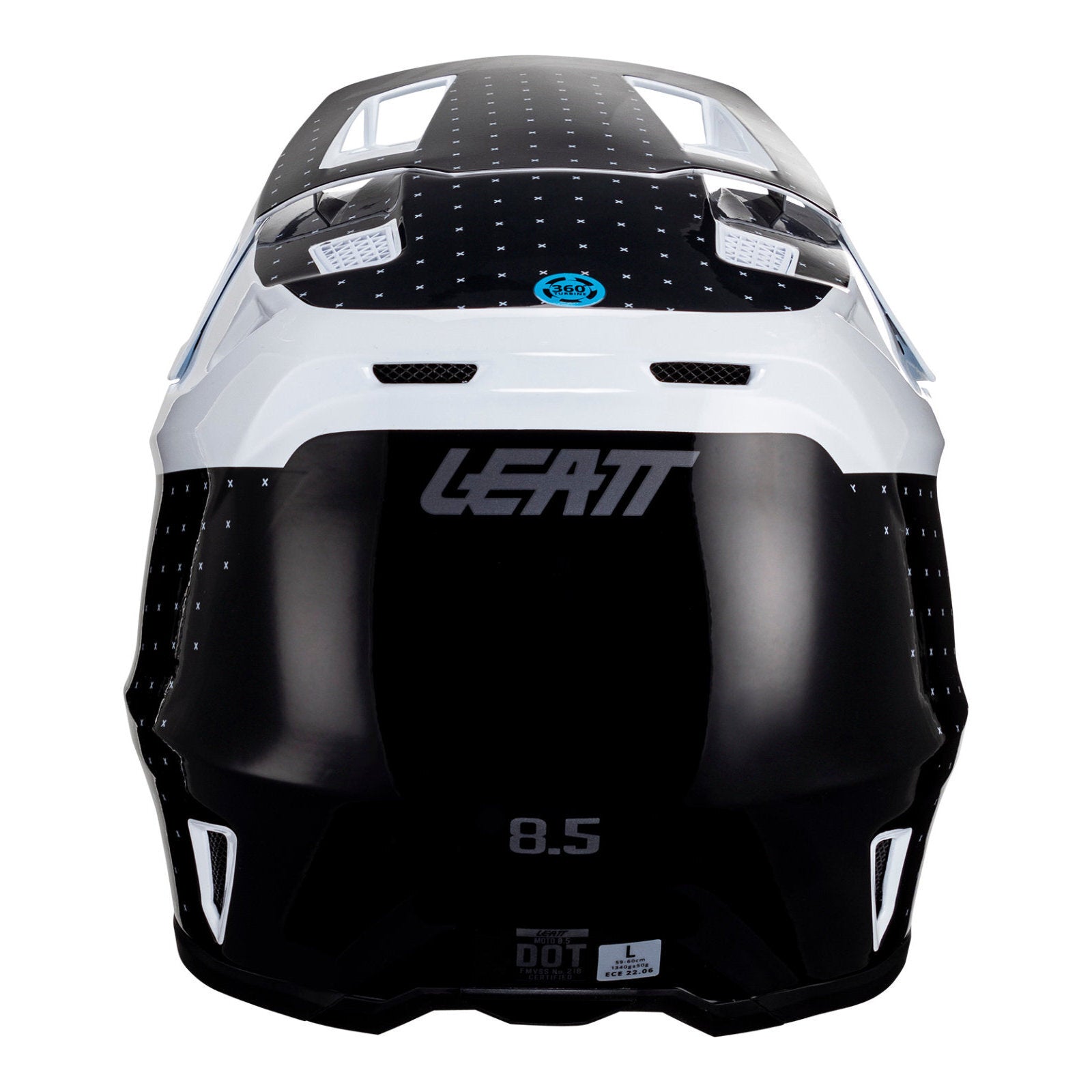 Leatt 2024 8.5 Helmet Kit - Black / White