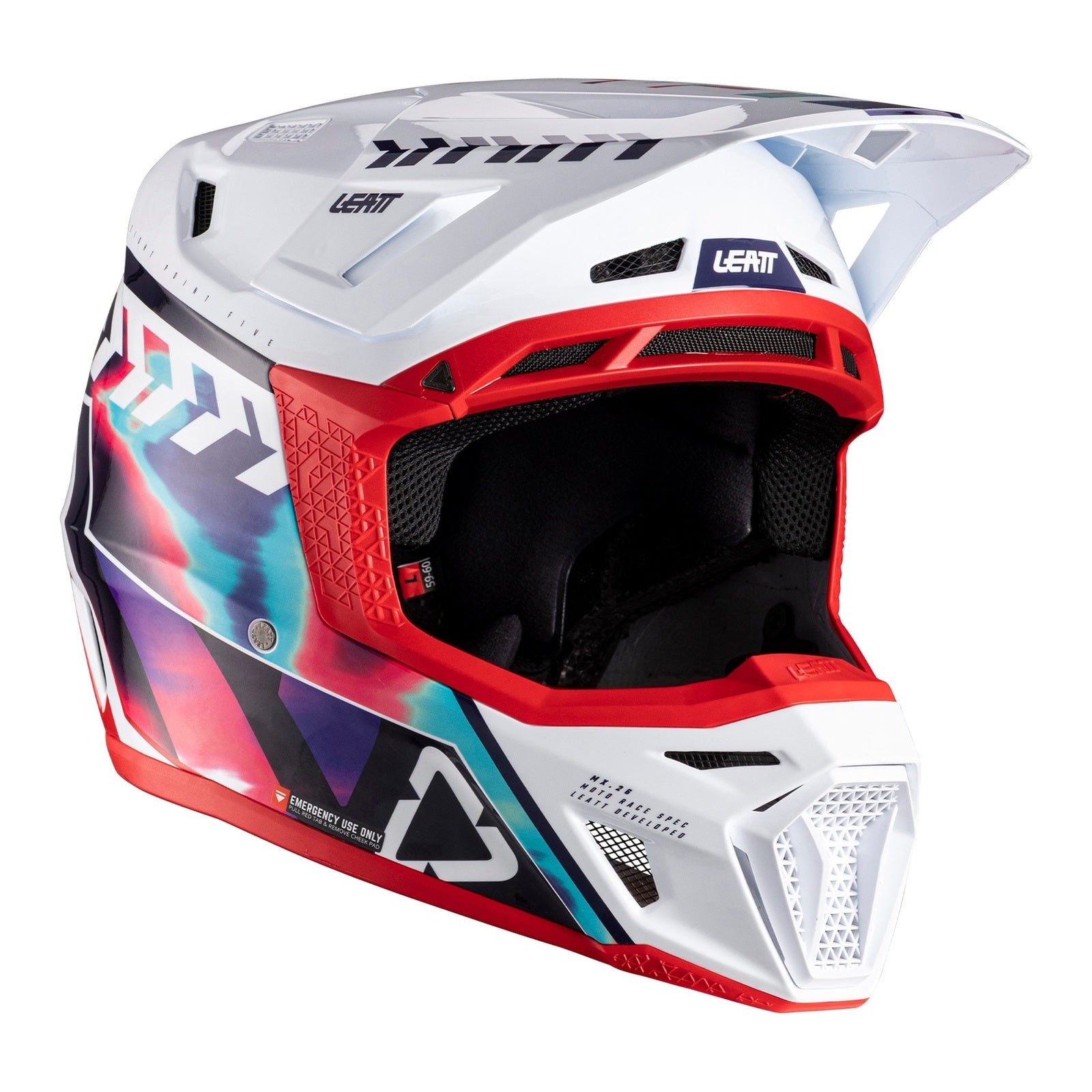 Leatt 2026 8.5 Helmet Kit - Royal Blue / Red