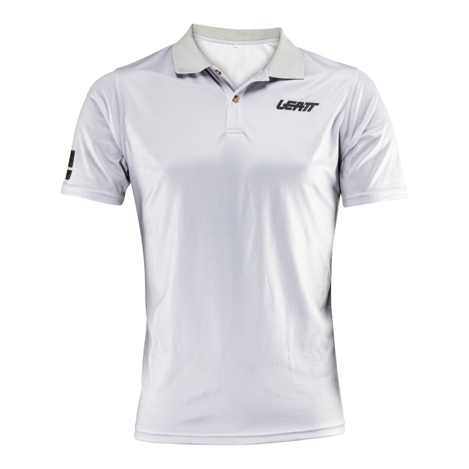 Leatt Team Short Polo Shirt - Steel