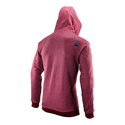 Leatt Premium Zip Hoodie - Ruby