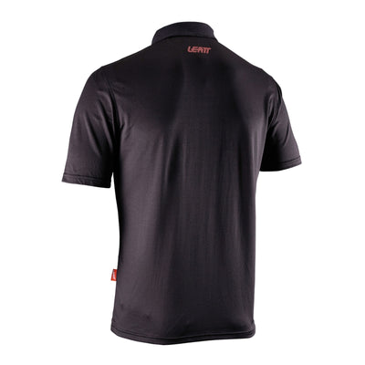 Leatt Team Polo Shirt (Short) - Black