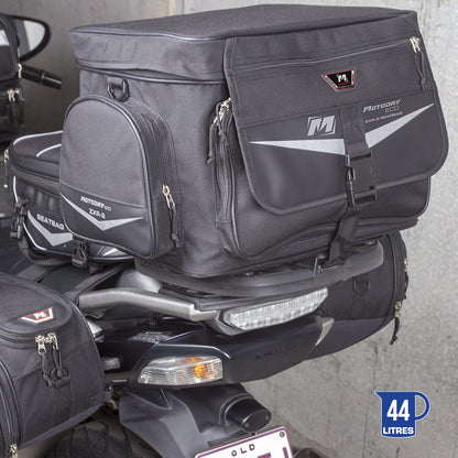 MOTODRY - MOTODRY ECO-SERIES REAR-BAG BLK 'ZXR-2' 44L EXPANDABLE - Shark Leathers