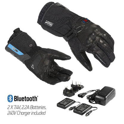 Macna E-Heated Progress 1.0 RTX Gloves Battery Kit Black