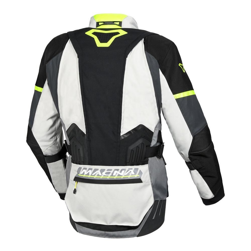 Macna Jacket Domane Light Grey/Fluro