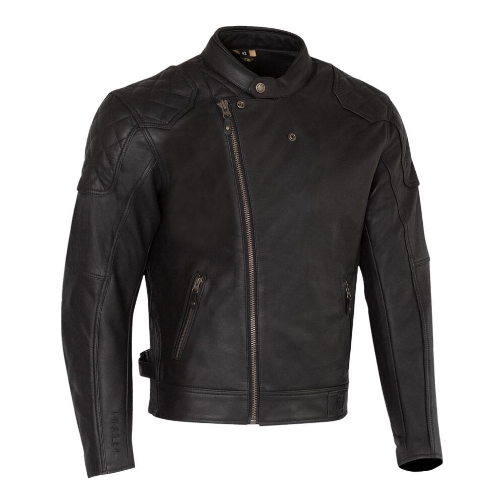 Merlin Chester Café D3O® Leather Jacket Black