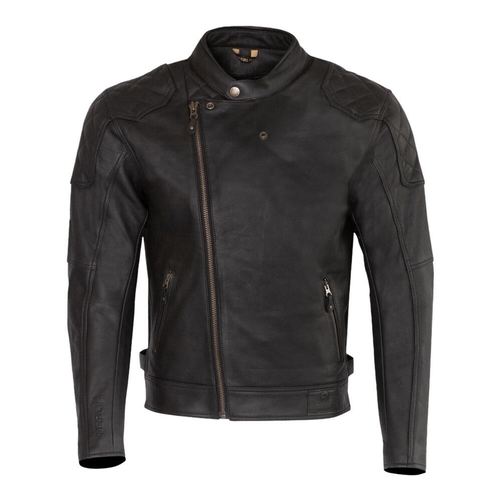 Merlin Chester Café D3O® Leather Jacket Black